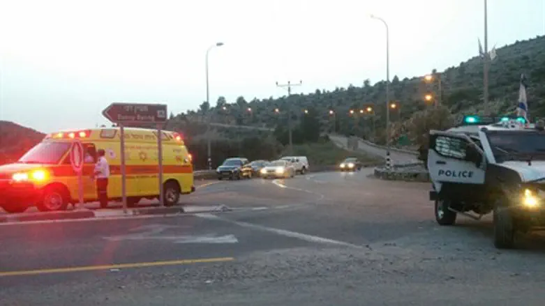 Место теракта на Цомете Ха-Парса