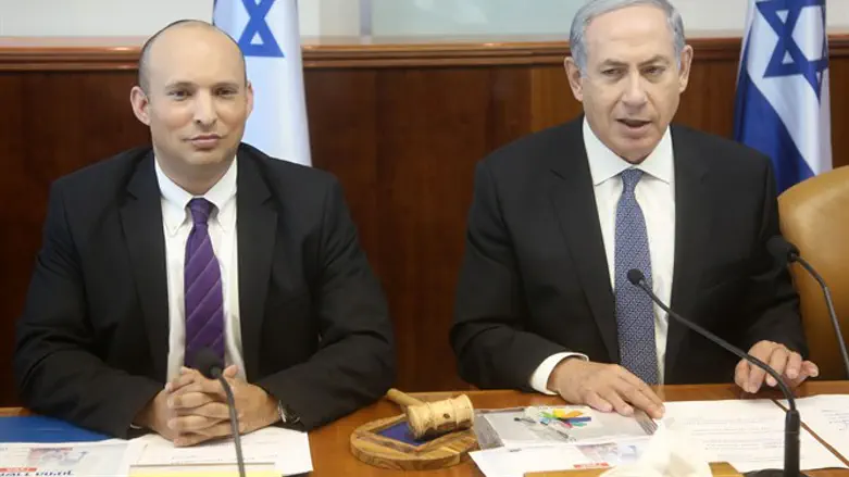 נפתלי בנט ובנימין נתניהו