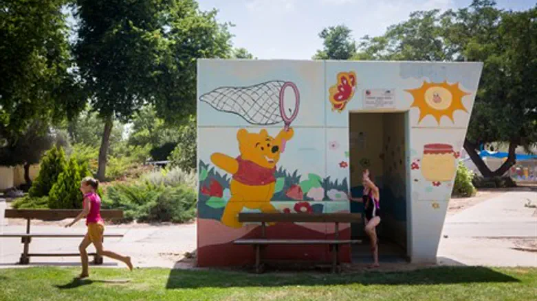 Bomb shelter in Nahal Oz
