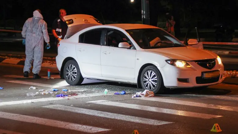 זירת החיסול בתל אביב