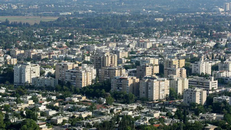 רמת השרון. מבט מהאוויר