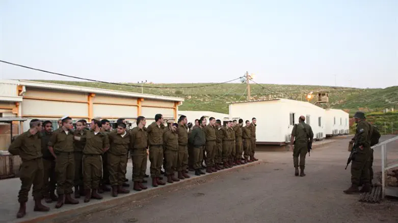 Soldiers at army base (illustrative)