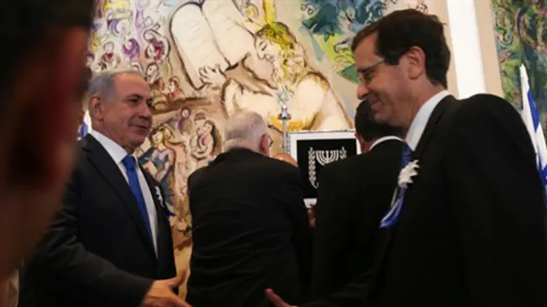 Herzog and Netanyahu (archive)