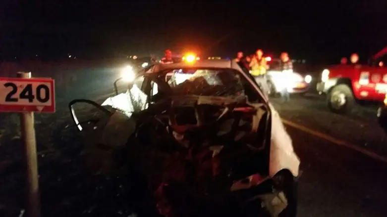 חמישה פצועים קשה סמוך למושב אביגדור