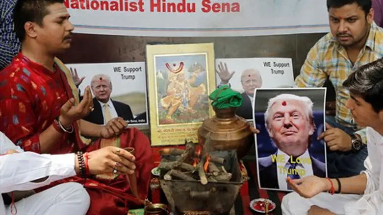Hindu Sena prays for Donald Trump's victory