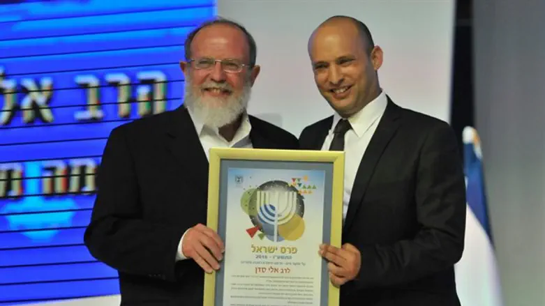 פרס ישראל לרב אלי סדן