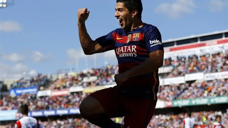 סוארס. הביא ברגליו את האליפות לברצלונה