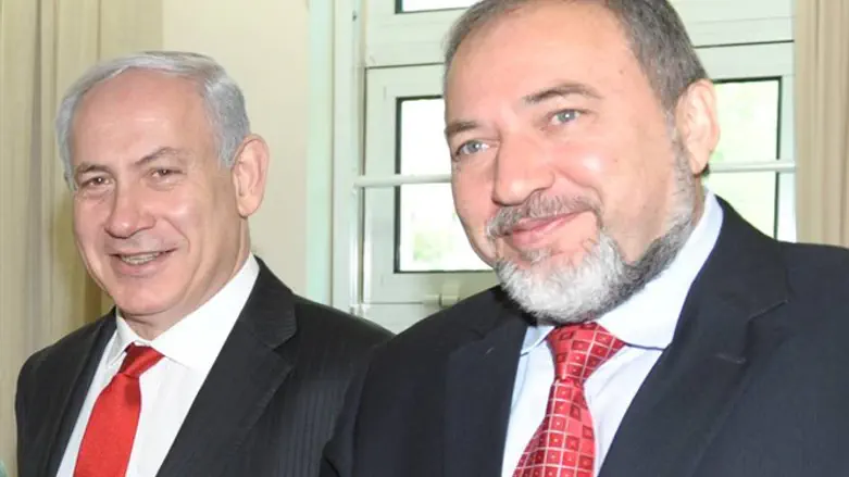 Биньямин Нетаньяху и Авигдор Либерман
