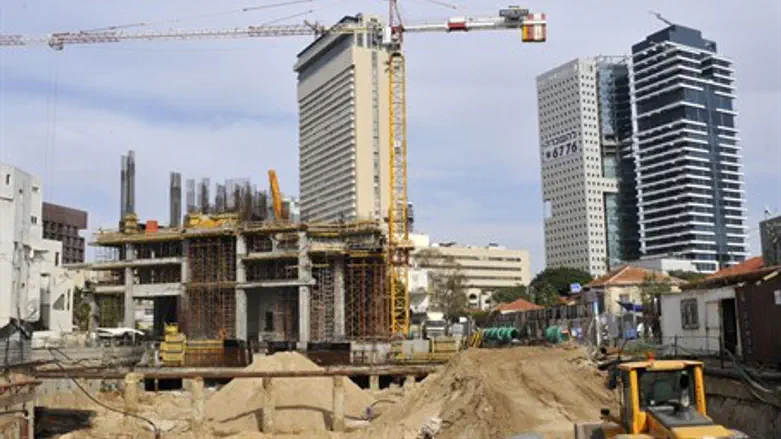 Tel Aviv construction site (illustration)