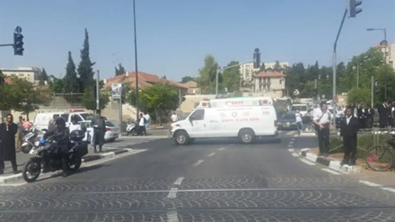 Scene of Hanevi'im Street stabbing attack
