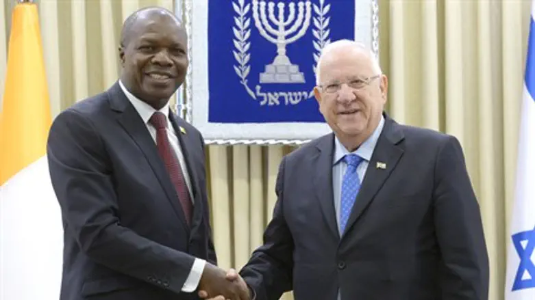 President Rivlin with FM Mabri