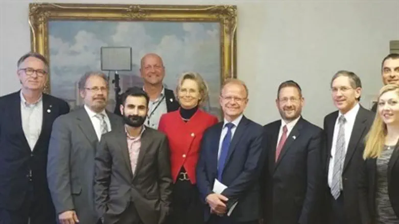 WZO delegation in Swedish parliament