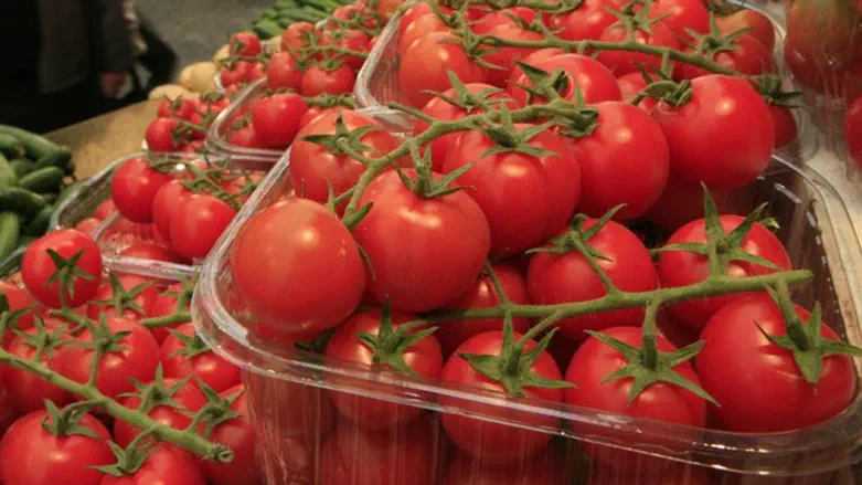 חנות ירקות. אילוסטרציה