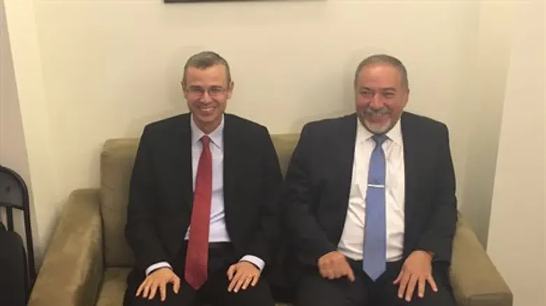 Ярив Левин и Авигдор Либерман