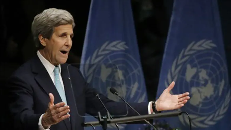 Secretary of State John Kerry at the UN