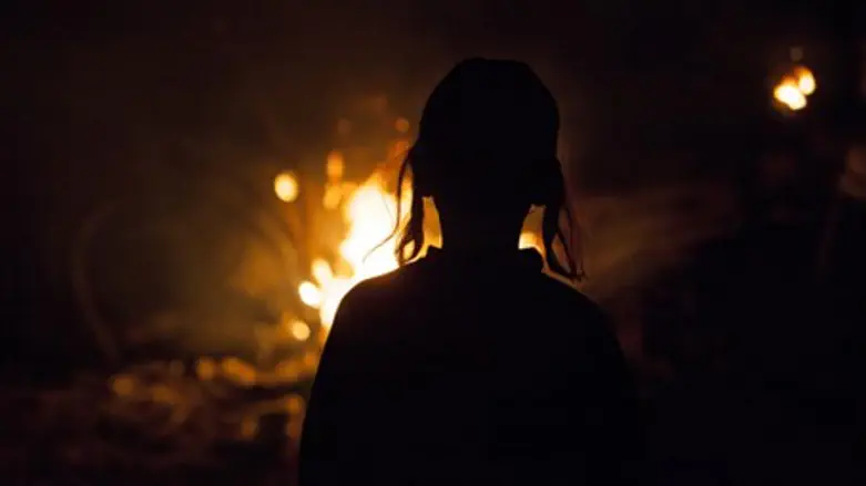 Lag Ba'omer bonfire (file)