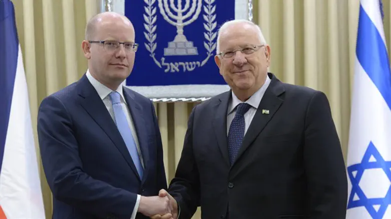 ריבלין עם ראש ממשלת צ'כיה