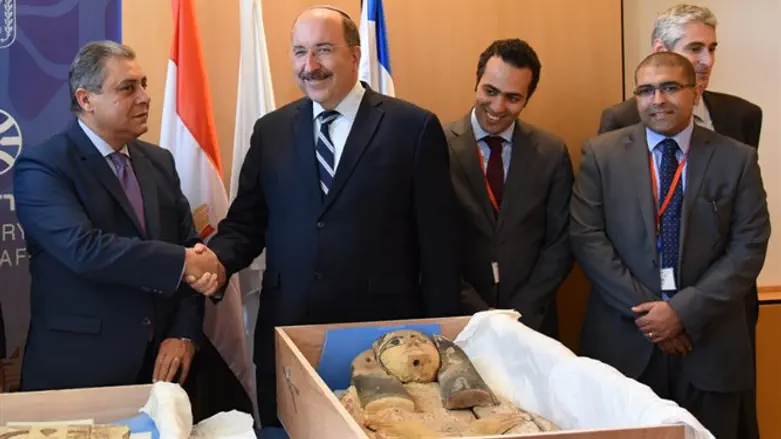 דורי גולד, השגריר המצרי והעתיקות שהושבו