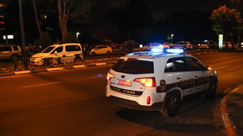 Police patrol car in Tel Aviv (file)