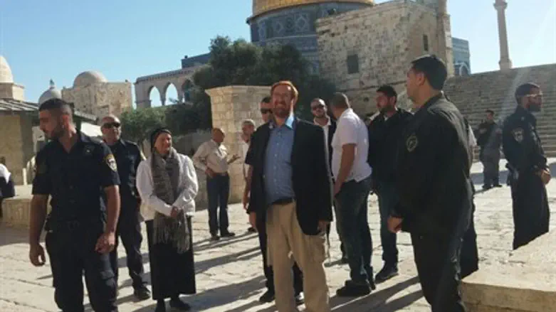 Иегуда Глик на Храмовой горе