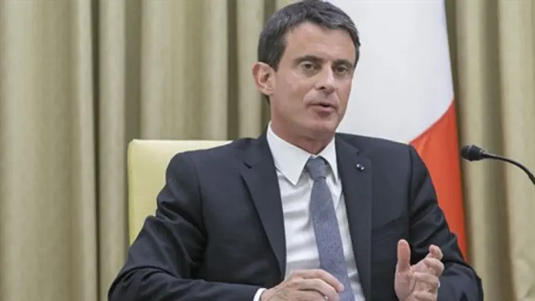 French PM Manuel Valls in Jerusalem