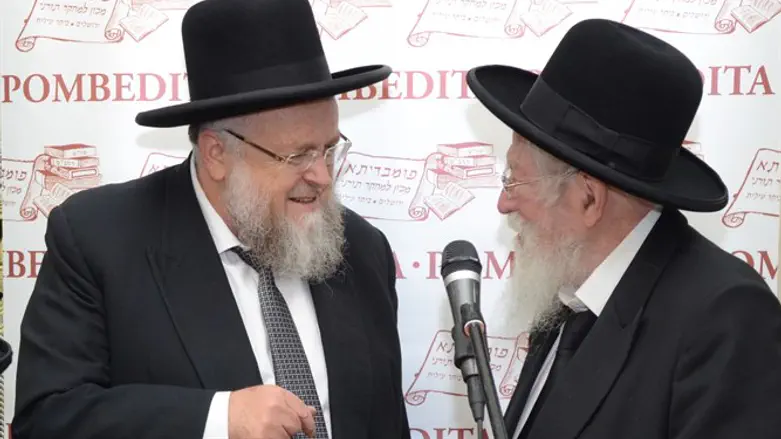 הרב שולזינגר והרב גולדברג