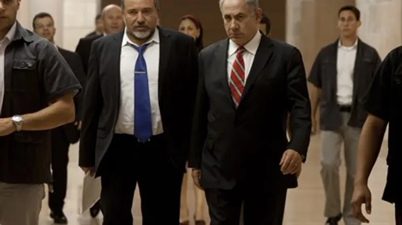 Бинямин Нетаньяху и Авигдор Либерман