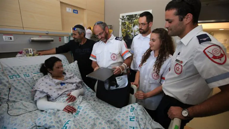 המפגש המרגש, בבית החולים