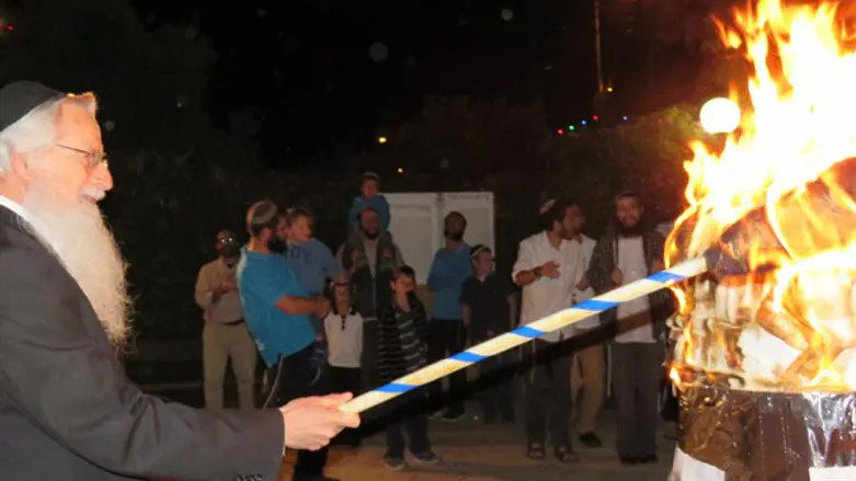 ההדלקה בישיבת בית אל