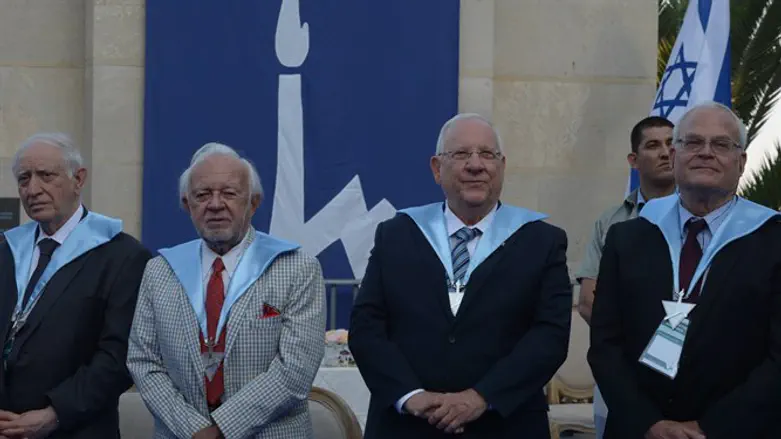 תואר ד"ר לשם כבוד - לנשיא ריבלין