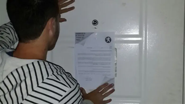 "צווי התראה" לפני פינוי?