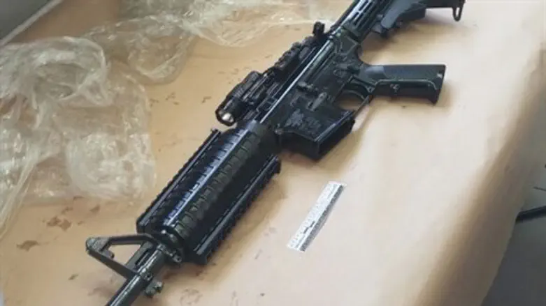 Seized M-16