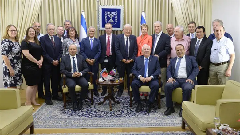 תמונה בבית הנשיא