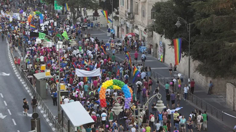 Pride parade in Jerusalem