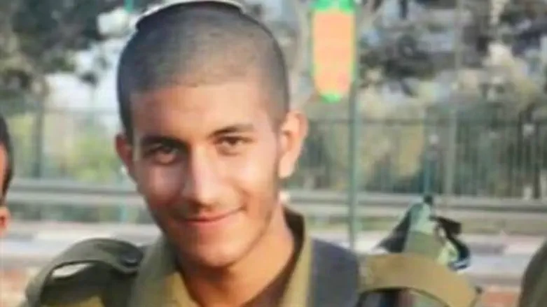 Yigal Chaim Legativi before he was wounded