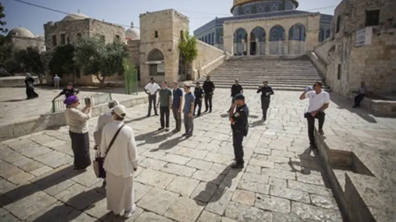 Еврейские визитеры на Храмовой горе