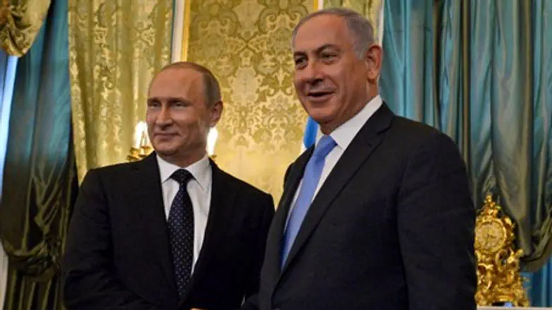 Биньямин Нетаньяху и Владимир Путин