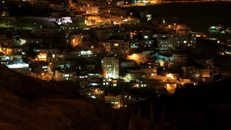 Арабская деревня. Иллюстрация