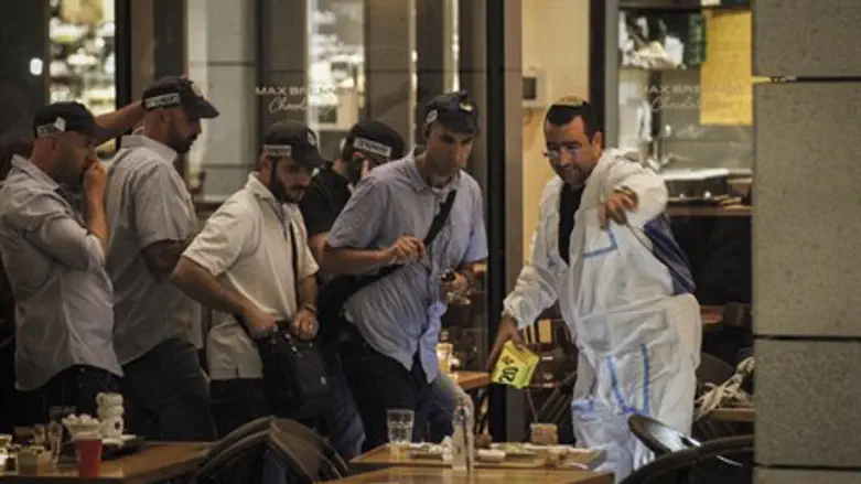 Site of Tel Aviv attack