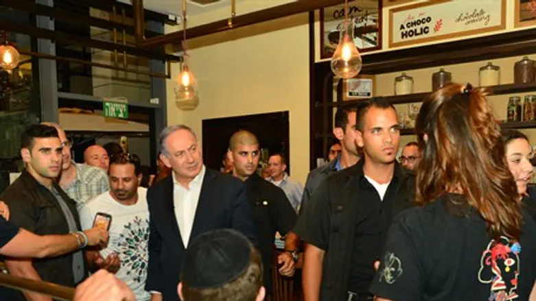 נתניהו הערב במתחם שרונה