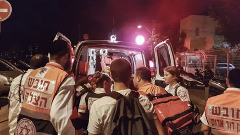 Место теракта в Тель-Авиве