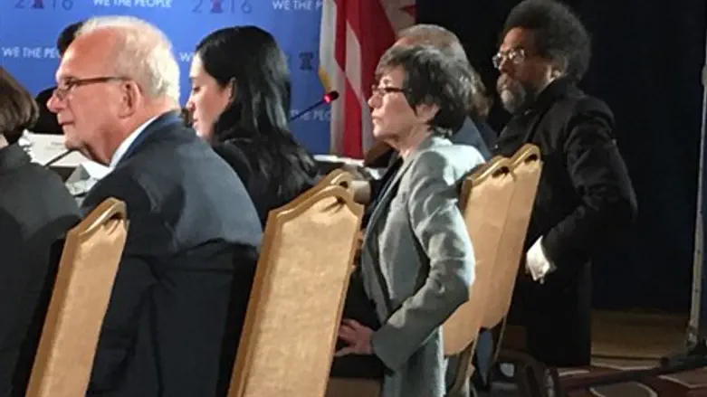 Democratic platform committee meeting