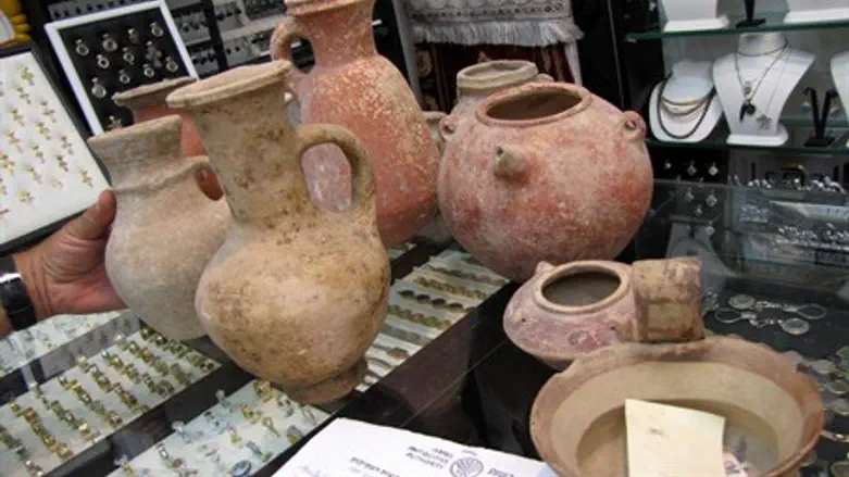 Some of the seized artifacts