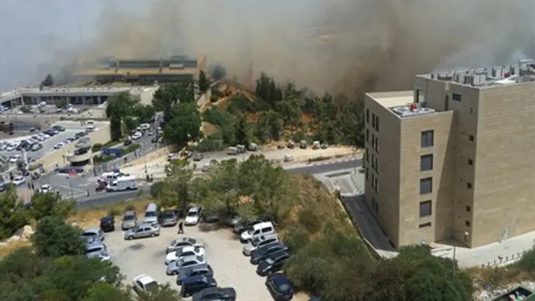 Пожар в Ие��усалиме