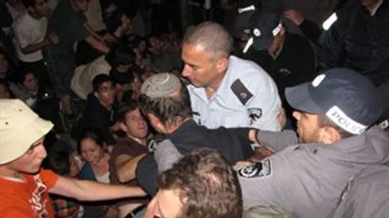 עימותים נגד ההקפאה בשומרון