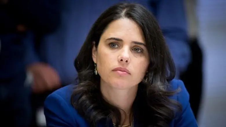 Justice Minister Ayelet Shaked