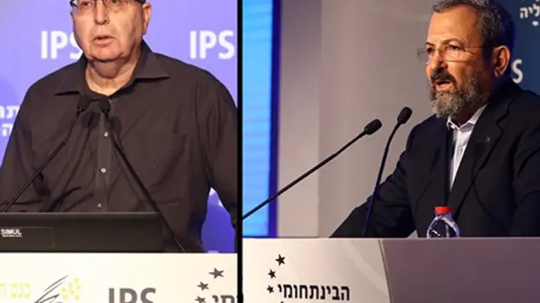 Яалон и Барак на конференции в Герцлии