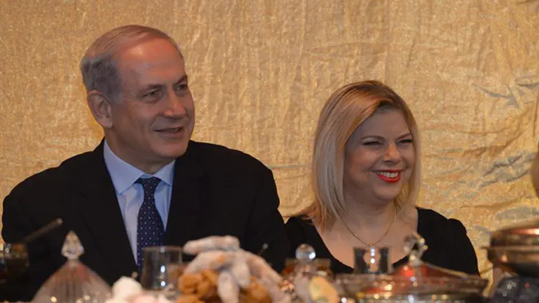 נתניהו ורעייתו