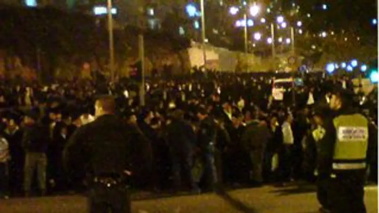 הפגנת החרדים