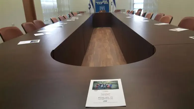 הפליירים על שולחן הסיעה